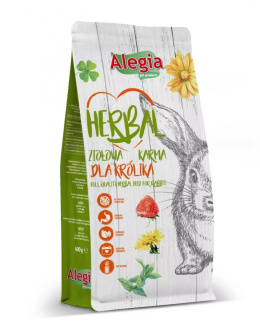 ALEGIA KARMA ZIOŁOWA HERBAL DLA KRÓLIKA 600G