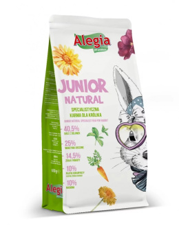 ALEGIA JUNIOR NATURAL DLA KRÓLIKA 650 G