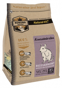 KORONA NATURY KARMA DLA KOSZATNICZKI 750G KORONA NATURY KARMA DLA KOSZATNICZKI 750G