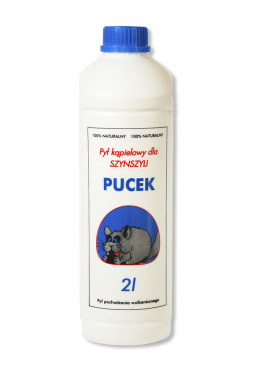 PUCEK PYŁ KĄPIELOWY DLA SZYNSZYLI BUTELKA 2 LITRY