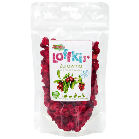 ALEGIA ŻURAWINA LIOFILIZOWANA 20G ALEGIA ŻURAWINA LIOFILIZOWANA 20G