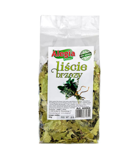ALEGIA LIŚCIE BRZOZY 40G ALEGIA LIŚCIE BRZOZY 40G